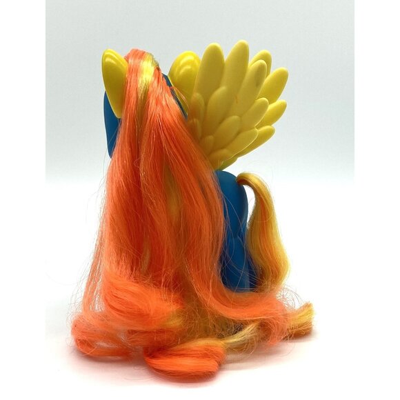 My Little Pony FIM G4 Wonderbolts Spitfire Blue Orange Yellow Lightning Bolt 6” - Picture 2 of 7